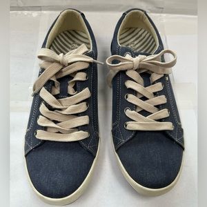 Taos footwear sneakers blue washed shoes size 9
